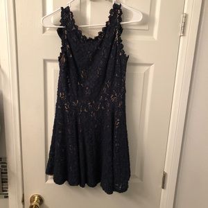 Navy Blue lace dress